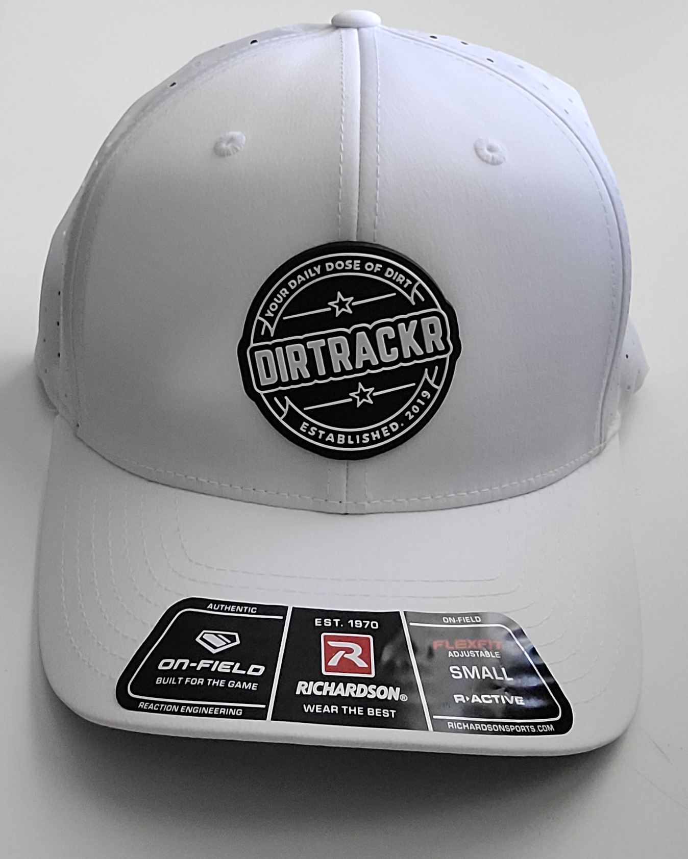 DIRTRACKR YDDD Logo Performance Hats - White